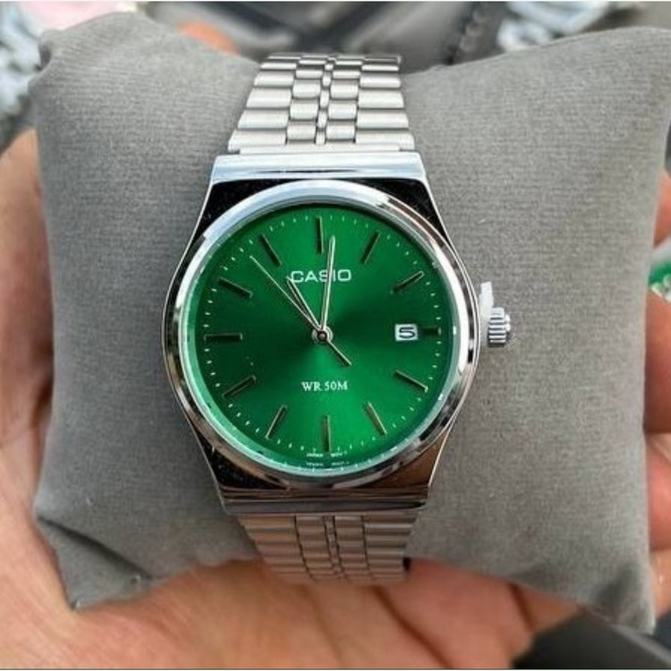 ساعت مچی مردانه کاسیو CASIO وینتیج رنگ بندی بند استیل رنگ ثابت کد2331