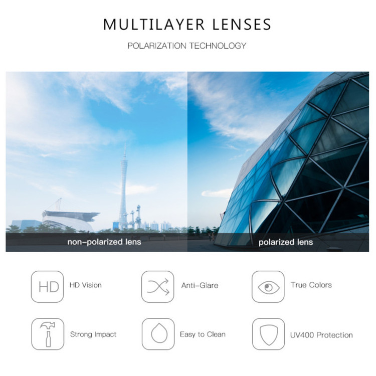 عینک آفتابی مستطیلی مورل مدل 78082C3POLARIZED