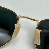 عینک آفتابی ریبن rayban شیشه سنگ مشکی طلایی کد rb 3958