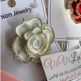 گل سینه گل های رنگی وارداتی آبکاری رادیوم