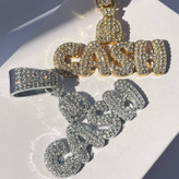 گردنبند پلاک فول نگین کاری شده طرح قلب لایه رنگ ثابت با کیفیت بالا کد zel (پس کرایه)
