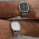 ساعت مچی مردانه کاسیو Casio old money تقویم دار بدنه تمام استیل رنگ ثابت کد mp