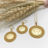 نیم ست سکه ای در سه طرح مختلف با کیفیت بالا وارداتی ایرانی نیست