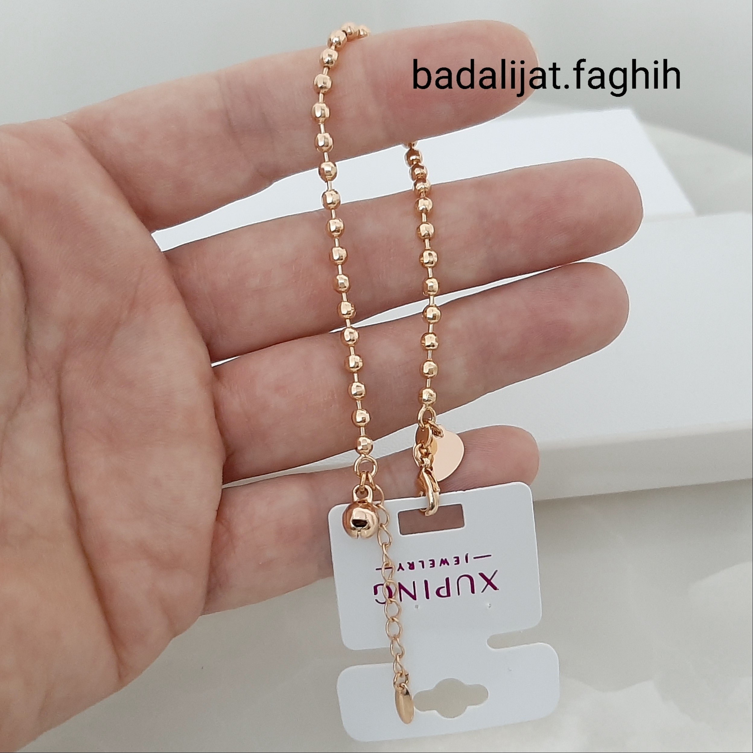 پابند ژوپینگ کاملا رنگ ثابت حک خورده با آبکاری طلا و فوق العاده شیک ورق بزنید لطفا