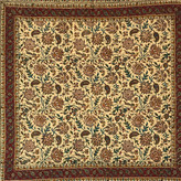 پارچه قلم کار طرح گل و مرغ سایز یک متری