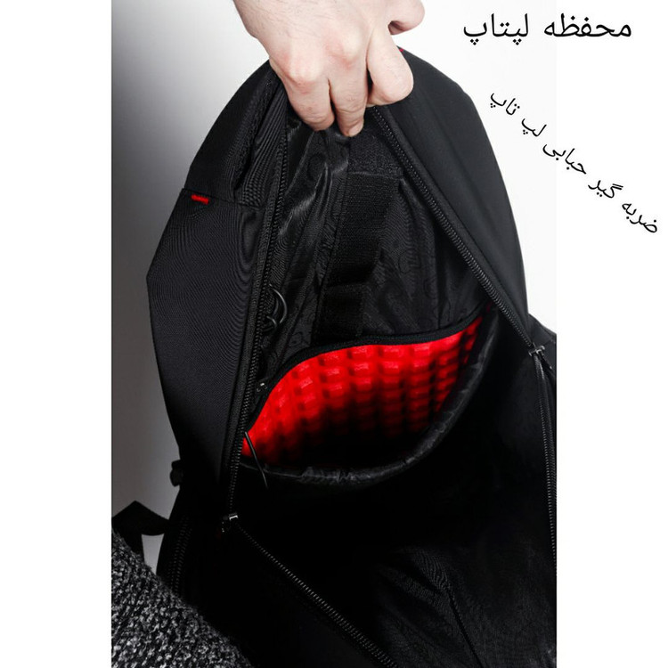 کوله پشتی لپ تاپ مدل Koo-ANTmstf مناسب برای لپ تاپ 15 تا 17 اینچی