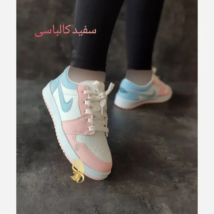 کتونی ونس نایک مدل جردن رویه چرم حوله ای رنگ بندی متنوع