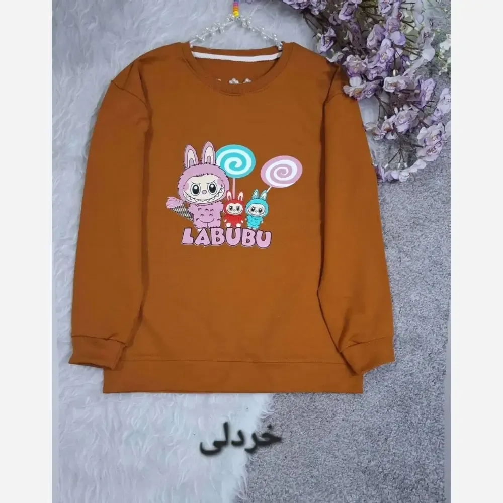 دورس زنانه چاپی لبوبو جنس پنبه ای نرم سایز 38 تا 46