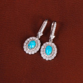 گوشواره فیروزه زنانه کد 34337