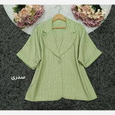 کت اسپرت زنانه کوک دوزی درجه یک رنگ سدری و یشمی فری سایز