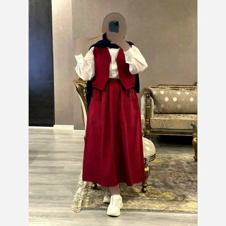 ست سه تیکه زنانه مدل ژینا جنس شانتون فری سایز 36 تا 46