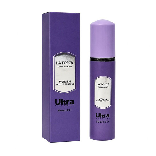 عطر جیبی زنانه اولترا ویرچوآل مدل La Tosca با رایحه شیرین و مرکباتی حجم 30 میلیلیتر
