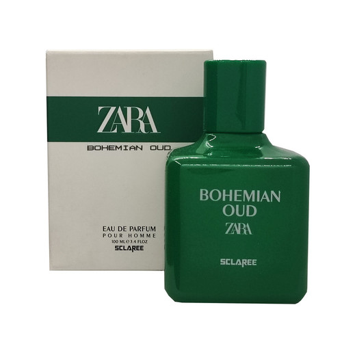 ادوپرفیوم مردانه اسکلاره مدل Bohemian Oud zara با رایحه شیرین حجم 100 میلی لیتر