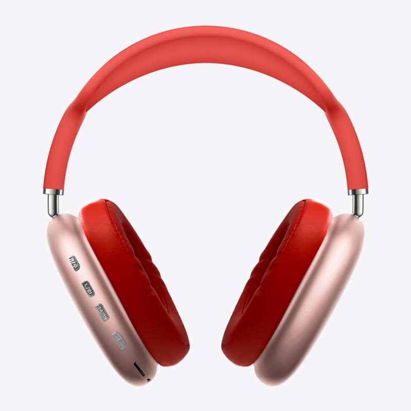 هدفون بلوتوثی مدل Airpods Max P9 بدون نویز کنسلینگ، درگاه شارژ USB Type-C، دارای میکروفون با کیفیت 105 دسیبل، مقاوم در برابر رطوبت و عرق