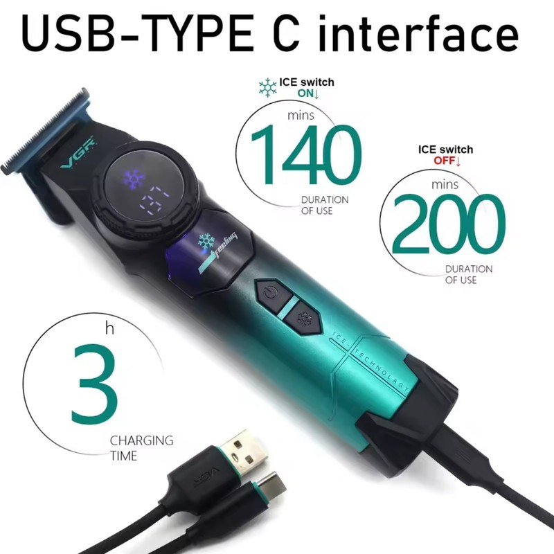 ماشین اصلاح صفر زن خط زن وی جی آر مدل VGR V-946