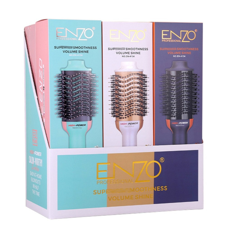برس سشوارحرفه ای ENZO مدل 2025 در سه رنگ مختلف اورجینال