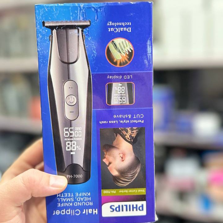 ماشین اصلاح خط زن وصفرزن دیجیتالی فلیپس مدل Ph-7000 اورجینال