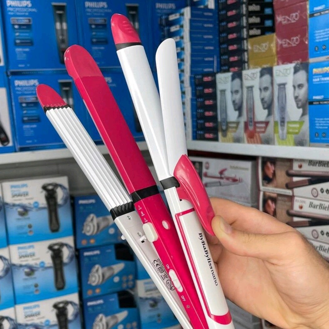 اتو مو سه کاره بای بابلیس نانو مدلST3303 سه کار در یک دستگاه(اتو مو-ویو ریز-فر کن)