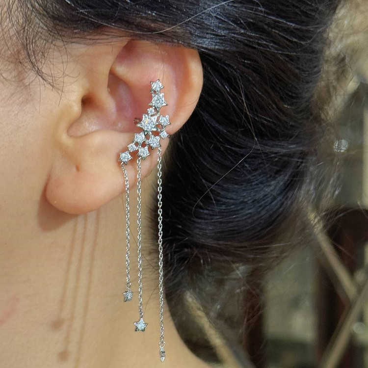 ایرکاف ستاره جذاب با آویز نقره ای