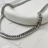 گردنبند کارتیر دوبل استیل مردانه