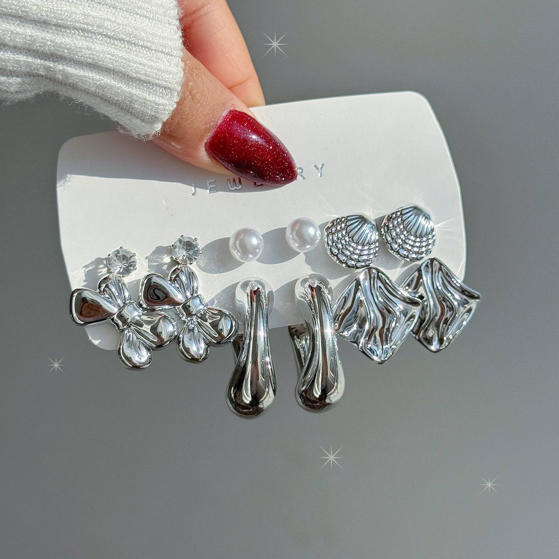 پک گوشواره اقتصادی 6 جفتی