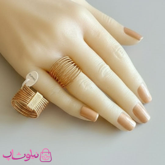 انگشتر زنانه ژوپینگ 9 ردیفه کد 3691