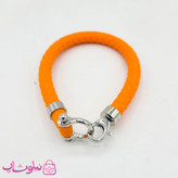 دستبند امگا رابر نارنجی مردانه زنانه کیفیت مستر - مدیوم M