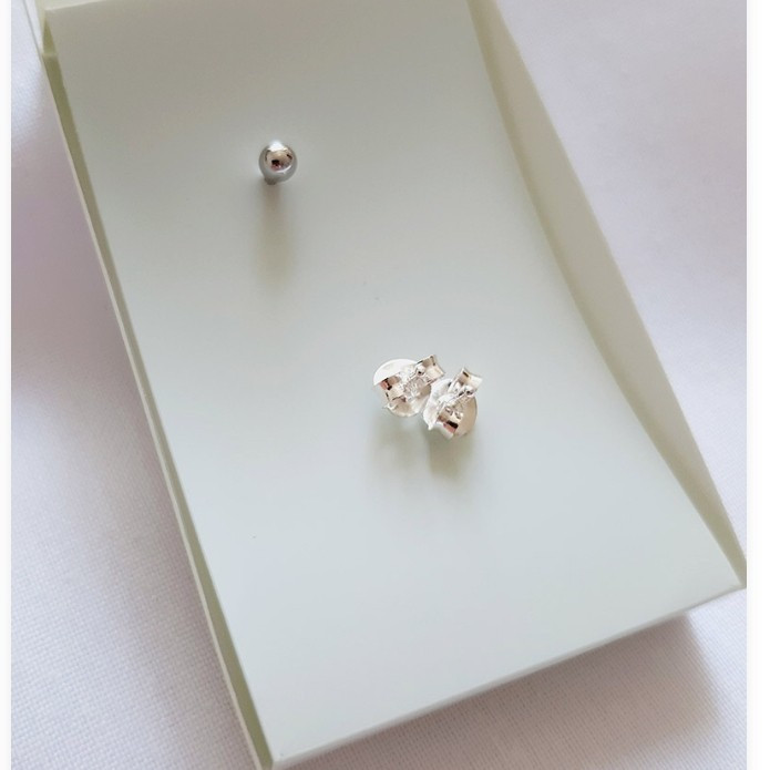 پک گوشواره وپرسینگ نقره با حک عیار925 از برند Iam
