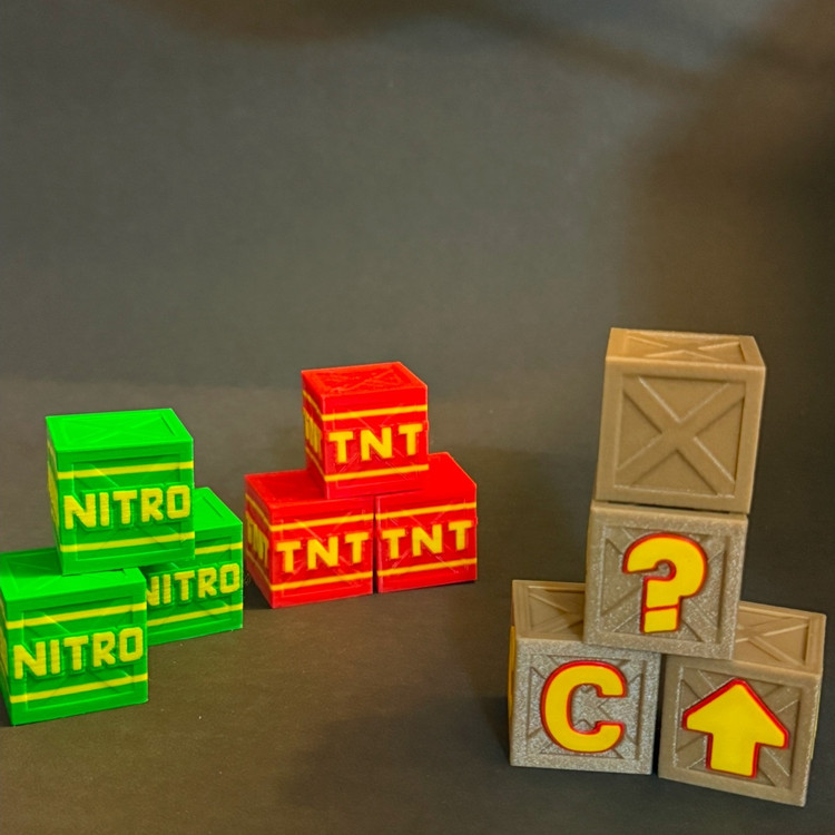 باکس کراش مدل TNT (سه عدد)