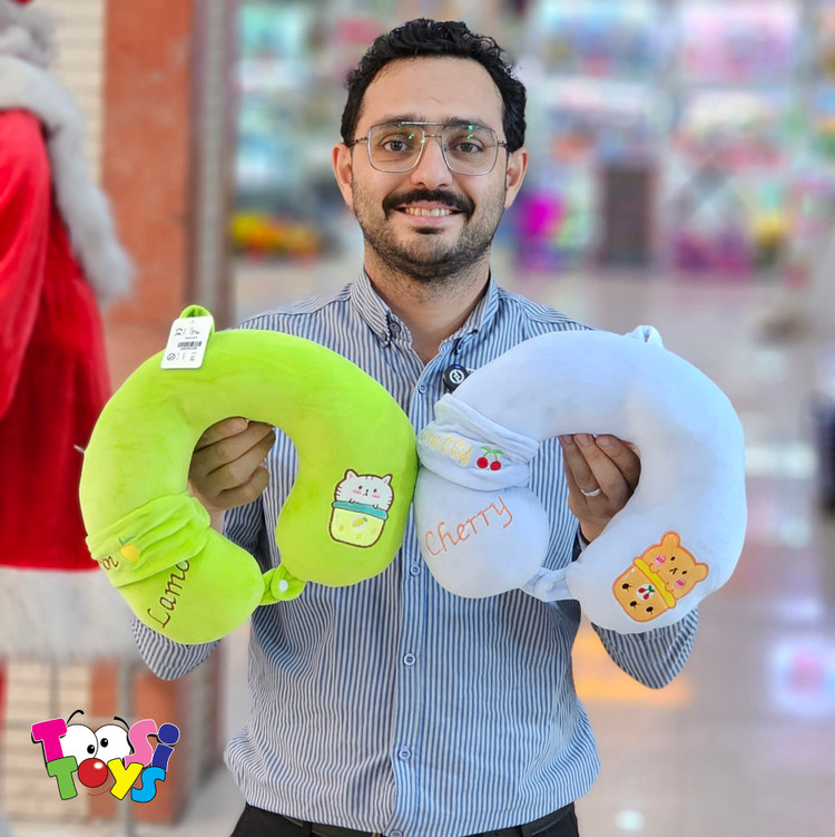 عروسک گردنی با چشم بند