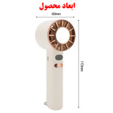 پنکه شارژی مدل سرمایش دار کد JY-01 ظرفیت 4000 میلی آمپر ساعت