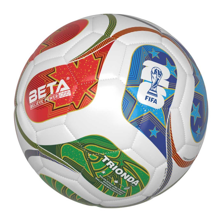 توپ فو تبال سایز 5 دوختی چرمی تیروندا 2026