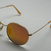 عینک آفتابی پلاریزه گرد فوق سبک آتیشی فریم طلایی کد 3447 (ارسال رایگان)