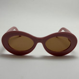 عینک آفتابی زنانه Loewe Oval Chunky لووه بیضی صورتی کد 1207 (ارسال رایگان)