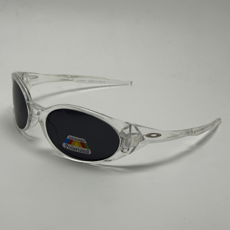 عینک آفتابی پلاریزه اوکلی مدل Oakley Eye Jacket Redux بیضی کریستالی مشکی (ارسال رایگان)