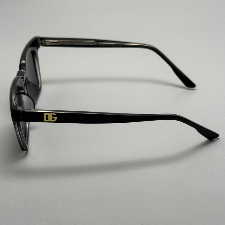 عینک آفتابی پلاریزه دولچه گابانا DOLCE GABBANA دسته سیم کشی شده لولا فنر مشکی کد 7707 (ارسال رایگان)