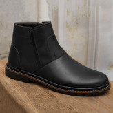 نیم بوت مردانه دو طرف زیپ مدل آشیل رنگ مشکی پرفرووش (پس کرایه)