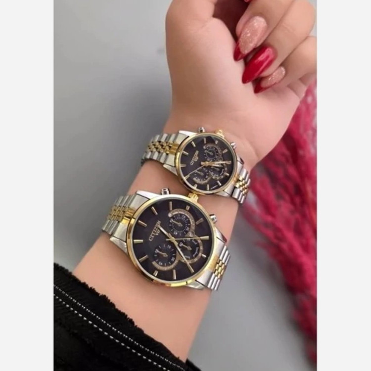 ست ساعت مردانه و زنانه سیتیزن 2 پرفروش باحداقل سود ارسال رایگان پرفرووش