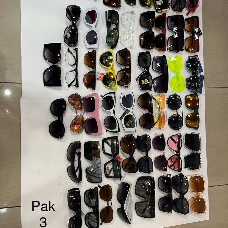 عینک آفتابی عمده پک 100 تایی استاندارد