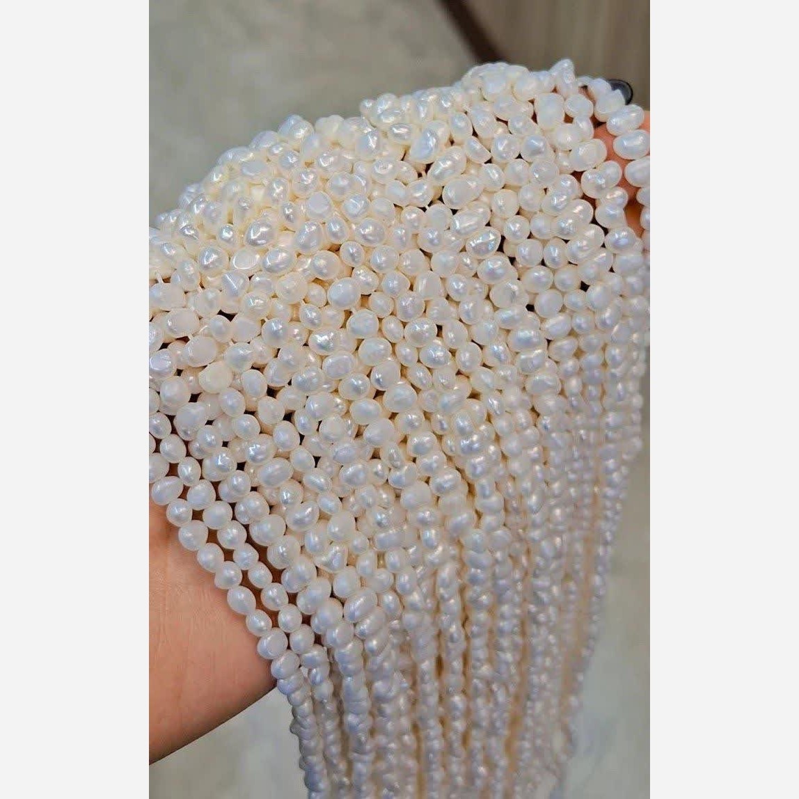 مروارید پرورشی ریسه ای مدل تخت تک و عمده