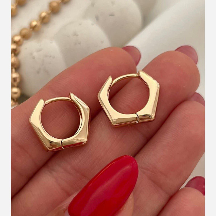 گوشواره ژوپینگ 5 ضلعی گالری هیما