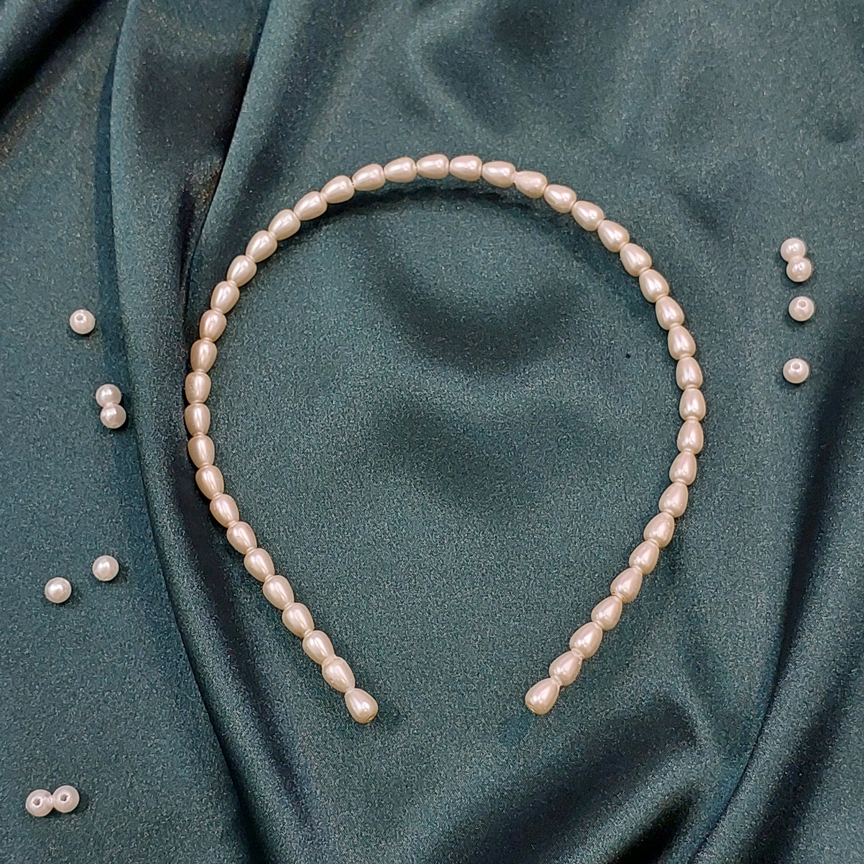 تل مرواریدی ساده اشکی
